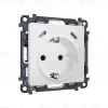 Комплект механизма электрической розетки 2USB С+C 20W с/з на винтовых зажимах 16A-250V Alfa Белый матовый Quant Ambrella Volt MA130510 (AP1305, VM165) MA130510 - 5
