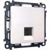 Комплект механизма компьютерной розетки RJ-45 экранированной с автоматической защитной шторкой Alfa Жемчуг Quant Ambrella Volt MA212005 (AP2120, VM185) MA212005 - 3