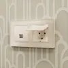Комплект механизма компьютерной розетки RJ-45 экранированной с автоматической защитной шторкой Alfa Бежевый глянец Quant Ambrella Volt MA312005 (AP3120, VM185) MA312005 - 1