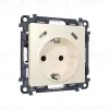 Комплект механизма электрической розетки 2USB С+C 20W с/з на винтовых зажимах 16A-250V Alfa Бежевый матовый Quant Ambrella Volt MA330510 (AP3305, VM165) MA330510 - 3