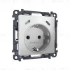 Комплект механизма электрической розетки 2USB С+C 20W с/з на винтовых зажимах 16A-250V Alfa Серебро глянец Quant Ambrella Volt MA410510 (AP4105, VM165) MA410510 - 3