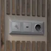 Комплект механизма TV розетки оконечной экранированной 5-1000MHz 3dB Alfa Сталь матовый Quant Ambrella Volt MA513005 (AP5130, VM199) MA513005 - 1