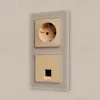 Комплект механизма компьютерной розетки RJ-45 экранированной с автоматической защитной шторкой Alfa Шампань Quant Ambrella Volt MA612005 (AP6120, VM185) MA612005 - 2