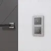 Комплект механизма терморегулятора с датчиком для теплого пола с подсветкой 16A-250V Alfa Антрацит серый Quant Ambrella Volt MA655710 (AP6557, VM1381) MA655710 - 1
