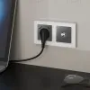Комплект механизма TV розетки SAT 5-2400MHz 3.5dB Alfa Антрацит серый Quant Ambrella Volt MA663050 (AP6630, VM215) MA663050 - 1
