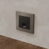 Комплект механизма компьютерной розетки RJ-45 экранированной с автоматической защитной шторкой Alfa Черный матовый Quant Ambrella Volt MA812005 (AP8120, VM185) MA812005 - 1