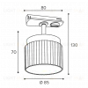Трековый однофазный светильник WOLTA Muse WTL-GX53/19WG WTL-GX53/19WG - 2