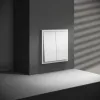 Перекрестный переключатель двухклавишный встраиваемый VOLTUM S70 VLS020502 (белый матовый) VLS020502 - 5
