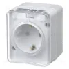 Наруж Белый Розетка с/з со шт., 16А 250B IP54 Systeme Electric AtlasDesign Profi54 ATN540145 ATN540145 - 2