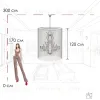 Подвесная люстра Loft IT Vaille Crystal 10450/1200 10450/1200 - 3
