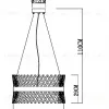 Подвесная люстра Arte Lamp Acapulco A1073LM-10PB A1073LM-10PB - 6