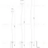 Ландшафтный светильник Arte Lamp Motus A1081PA-3BK A1081PA-3BK - 3