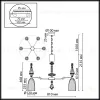 Подвесная люстра Odeon Light Modern Terra 5414/6 5414/6 - 2