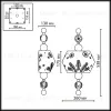 Настенный светильник Odeon Light Pendant Karelia 5444/1WA 5444/1WA - 2