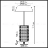 Настольная лампа беспроводная Odeon Light L-Vision Lulu 5454/8TLA 5454/8TLA - 2