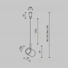 Потолочный коннектор с тросовым подвесом Maytoni Technical Tau TRA154CSW-1B TRA154CSW-1B - 5