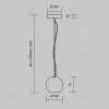 Подвесной светильник Maytoni Basic Texture MOD461PL-01B MOD461PL-01B - 7