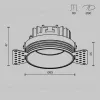 Встраиваемый светильник Maytoni Technical Okno DL055-8W3-4-6K-TRS-W DL055-8W3-4-6K-TRS-W - 5
