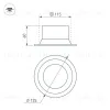 Встраиваемый светильник Arlight MS-BREEZE-BUILT-R125-16W Day4000 (BK, 85 deg, 230V) (IP20 Металл) 035614(1) 035614(1) - 3