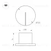 Светильник для ступеней Arlight LT-TIE-R120-3W Warm3000 (WH, 25x45 deg, 230V) (IP65 Бетон) 050874 050874 - 4