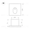 Светильник для ступеней Arlight LT-TIE-S100-3W Warm3000 (RD, 45x70 deg, 230V) (IP65 Бетон) 051051 051051 - 4