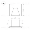 Светильник для ступеней Arlight LT-TIE-S100-3W Warm3000 (RD, 75x30 deg, 230V) (IP65 Бетон) 051052 051052 - 4