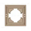 Рамка пластиковая на 1 пост Arlight FRM-TENDO-PL-1-GD 053838 053838 - 2
