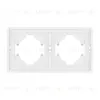 Рамка пластиковая на 2 поста Arlight FRM-TENDO-PL-2-WH 053839 053839 - 3