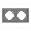 Рамка пластиковая на 2 поста Arlight FRM-TENDO-PL-2-GR 053841 053841 - 2