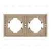 Рамка пластиковая на 2 поста Arlight FRM-TENDO-PL-2-GD 053842 053842 - 3