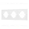Рамка пластиковая на 3 поста Arlight FRM-TENDO-PL-3-WH 053843 053843 - 1