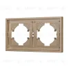 Рамка пластиковая на 2 поста Arlight FRM-TENDO-PL-2-GD 053842 053842 - 1
