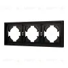 Рамка пластиковая на 3 поста Arlight FRM-TENDO-PL-3-BK 053844 053844 - 1