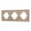 Рамка пластиковая на 3 поста Arlight FRM-TENDO-PL-3-GD 053846 053846 - 1