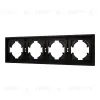 Рамка пластиковая на 4 поста Arlight FRM-TENDO-PL-4-BK 053848 053848 - 1