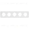 Рамка пластиковая на 5 постов Arlight FRM-TENDO-PL-5-WH 053851 053851 - 2