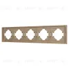Рамка пластиковая на 5 постов Arlight FRM-TENDO-PL-5-GD 053854 053854 - 1