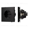 Механизм электрической розетки Arlight SCT-TENDO-MEU1-PL-BK (230V, 16A) 054079 054079 - 1