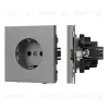 Механизм электрической розетки Arlight SCT-TENDO-MEU1-PL-GR (230V, 16A) 054080 054080 - 1