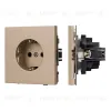 Механизм электрической розетки Arlight SCT-TENDO-MEU1-PL-GD (230V, 16A) 054081 054081 - 1