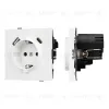 Механизм розетки с USB зарядкой Arlight SCT-TENDO-MUAC-PL-WH (230V, 16A) 054086 054086 - 1