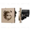 Механизм розетки с USB зарядкой Arlight SCT-TENDO-MUAC-PL-GD (230V, 16A) 054089 054089 - 1