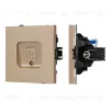 Механизм компьютерной розетки Arlight SCT-TENDO-MPC1-PL-GD (RJ-45, CAT6) 054099 054099 - 1