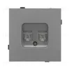 Механизм компьютерной розетки двойной Arlight SCT-TENDO-MPC2-PL-GR (RJ-45, CAT6) 054102 054102 - 2