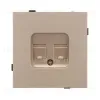 Механизм компьютерной розетки двойной Arlight SCT-TENDO-MPC2-PL-GD (RJ-45, CAT6) 054103 054103 - 2