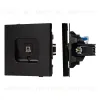 Механизм компьютерной розетки Arlight SCT-TENDO-MPC1-PL-BK (RJ-45, CAT6) 054104 054104 - 1