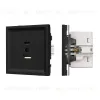 Механизм USB розетки Arlight SCT-TENDO-MUAC-SFPL-BK (5V, 3A, QC3) 054536 054536 - 1