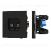 Механизм компьютерной розетки двойной SCT-TENDO-MPC2-SFPL-BK (RJ-45, CAT6) 054595 054595 - 1