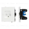 Механизм компьютерной розетки двойной SCT-TENDO-MPC2-SFPL-WH (RJ-45, CAT6) 054598 054598 - 1