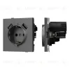 Механизм розетки с USB зарядкой Arlight SCT-TENDO-MUAA-SFPL-GR (230V, 16A) 054605 054605 - 1
